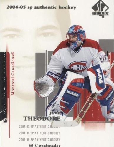 2004-05 SP Authentic - Jose Theodore #47