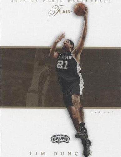 2004-05 Flair - Tim Duncan #10