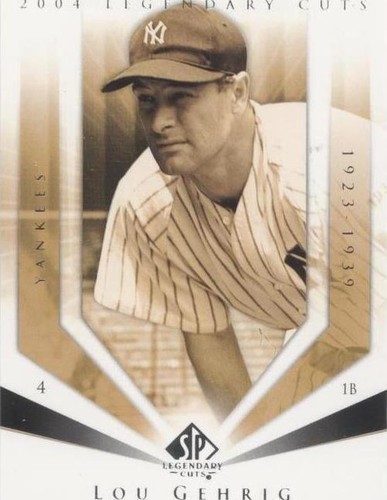 2004 SP Legendary Cuts - Lou Gehrig #73