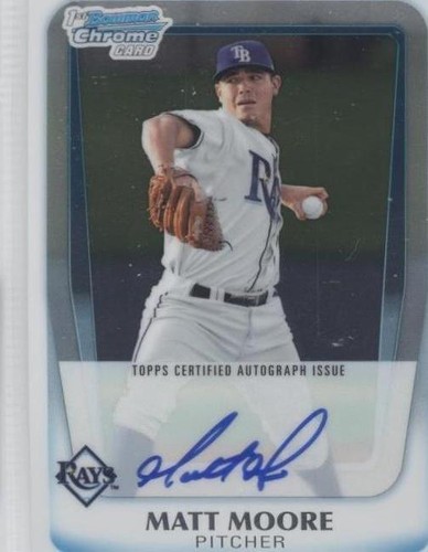 2011 Bowman Chrome - Matt Moore #BCP220