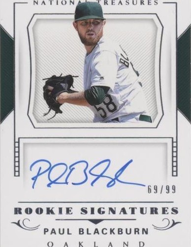 2018 Panini National Treasures - Paul Blackburn #RS-PB