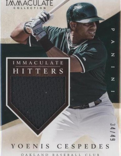 2014 Panini Immaculate Collection - Yoenis Cespedes #5