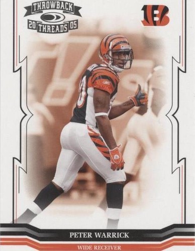 2005 Donruss Throwback Threads Peter Warrick #31