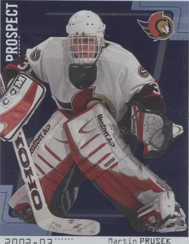 2002-03 In the Game Be A Player Between the Pipes - Martin Prusek #82