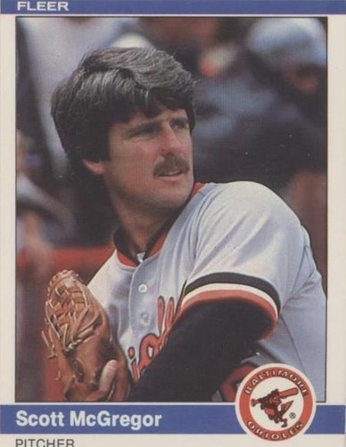 1984 Fleer - Scott McGregor #13