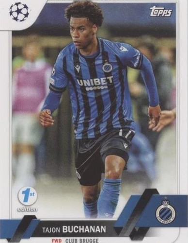 2022-23 Topps UEFA Club Competitions 1st Edition Tajon Buchanan #44