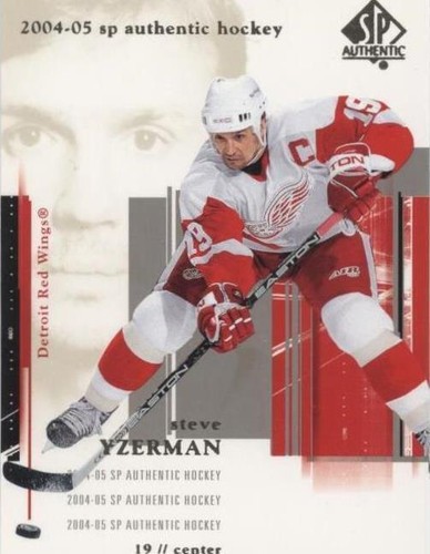 2004-05 SP Authentic - Steve Yzerman #34