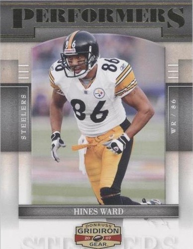 2007 Donruss Gridiron Gear Hines Ward #P-44