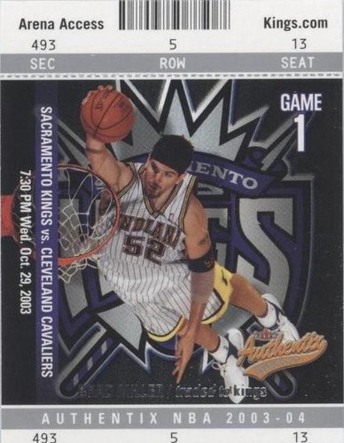 2003-04 Fleer Authentix - Brad Miller #43