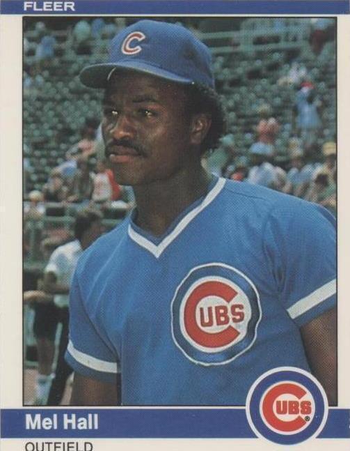 1984 Fleer - Mel Hall #493