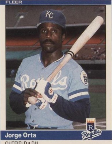 1984 Fleer Update - Jorge Orta #U-86