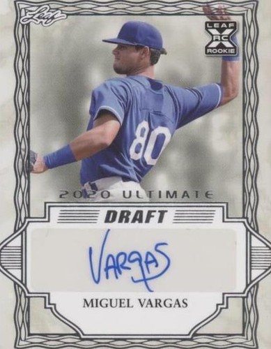 2020 Leaf Ultimate Draft - Miguel Vargas #BA-MV1