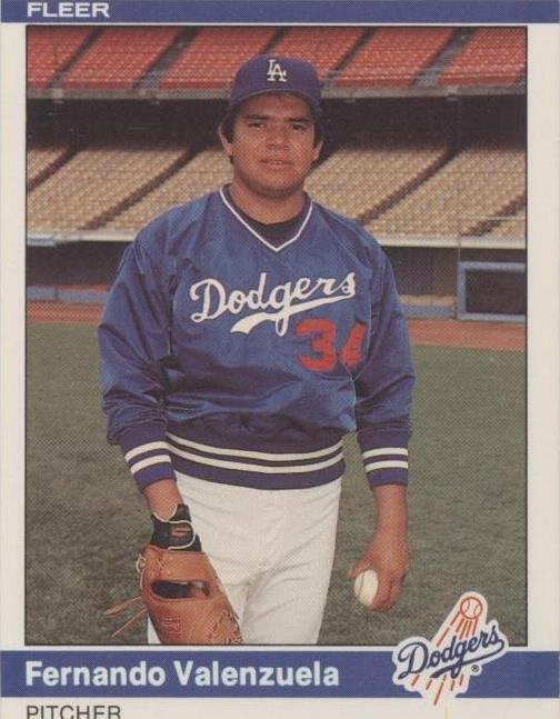 Fleer 1984 - Fernando Valenzuela #115