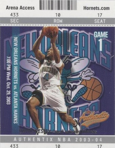 2003-04 Fleer Authentix - David Wesley #2