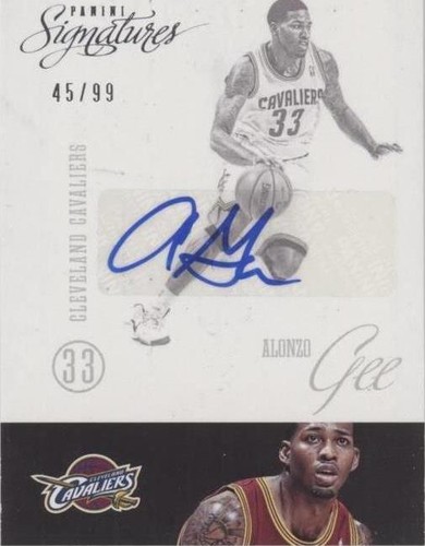 2012-13 Panini Signatures - Alonzo Gee #83