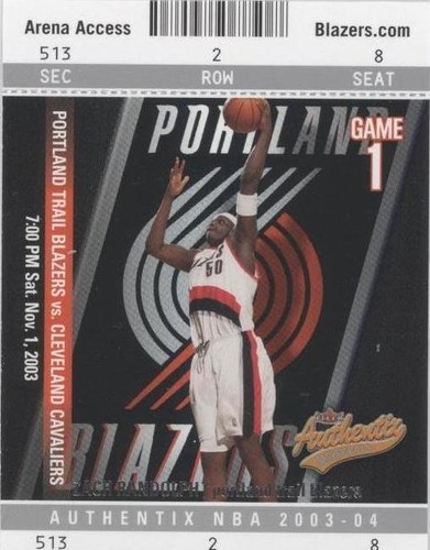 2003-04 Fleer Authentix - Zach Randolph #53