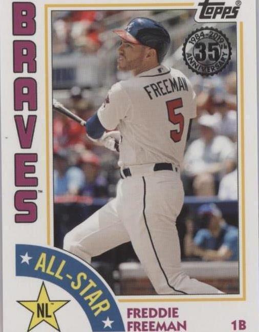 2019 Topps - Freddie Freeman #84AS-FF
