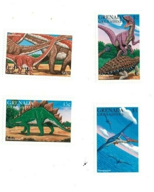  Grenadines 1997  - Dinosaurs  - Set of four  - MNH