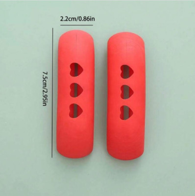 10 PCS Grip Silicone Pot Holder Sleeve Glove Pan Handle Cover Grip Kitchen Tool