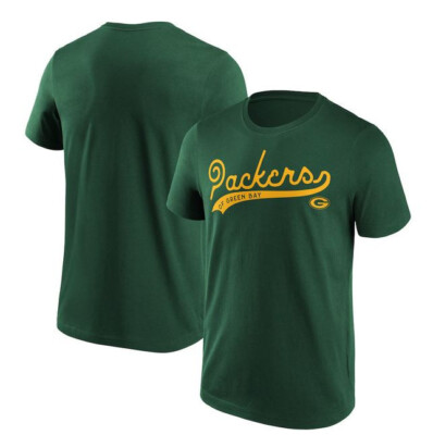 NFL T-Shirt Green Bay Packers Retro Graphic Script Football grün