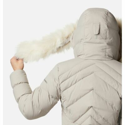 Pre-owned Columbia Size Xs Women 550-fill Power Down Insulated Parka, Winter Coat, Jacket In Gray