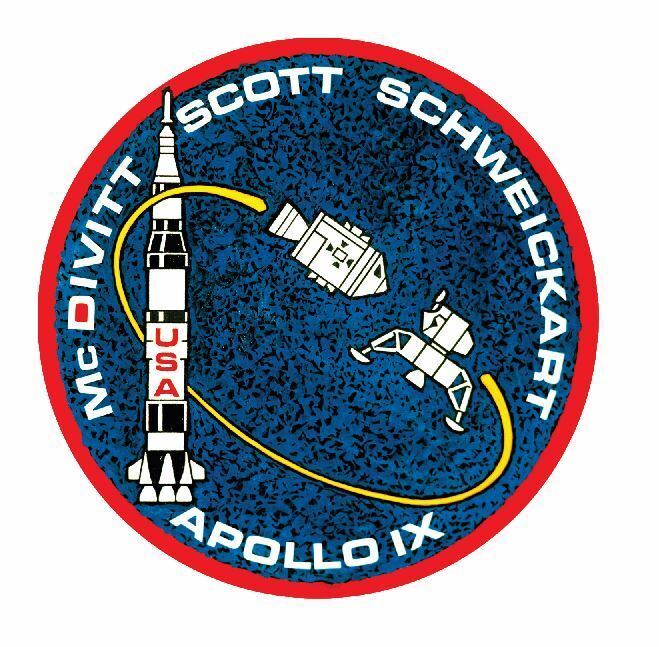 Nasa Apollo 9 Sticker Decal M405