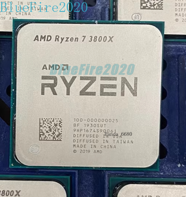 AMD Ryzen 7 3800X 3.9GHz 8Core 16Thr 32MB 105W Socket AM4 CPU