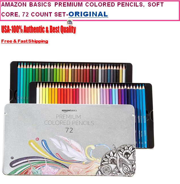  72 Premium Colored Pencils