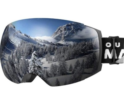 OutdoorMaster Ski Goggles PRO - Frameless, Interchangeable Lens 100% UV400...