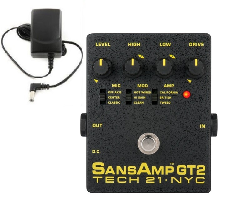 SANSAMP GT2 TECH 21・NYC Tech 21 NYC Sansamp GT2 Preamp Stomp Box Record Direct