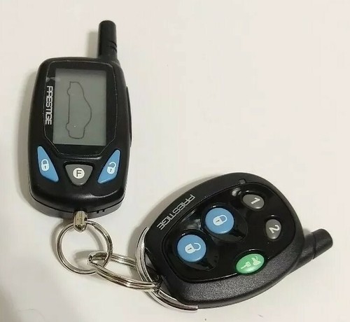 PRESTIGE Platinum by AUDIOVOX APS-596A REMOTE START Alarm Kit Key Fob 5BCR07 O7S