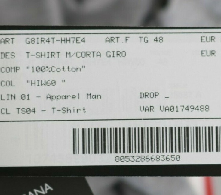 

Футболка DOLCE - GABBANA Серый хлопковый топ 2019 Год Свиньи IT46/US36