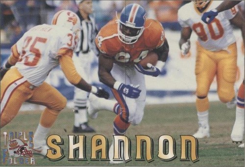 1994 Pacific Triple Folders Shannon Sharpe #10