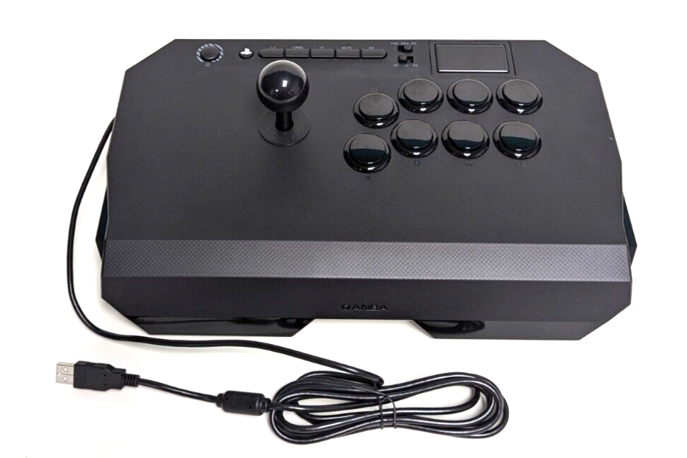 QANBA Drone 2 Arcade Joystick For PS5, PS4  Wired USB cord length 7.5ft Black