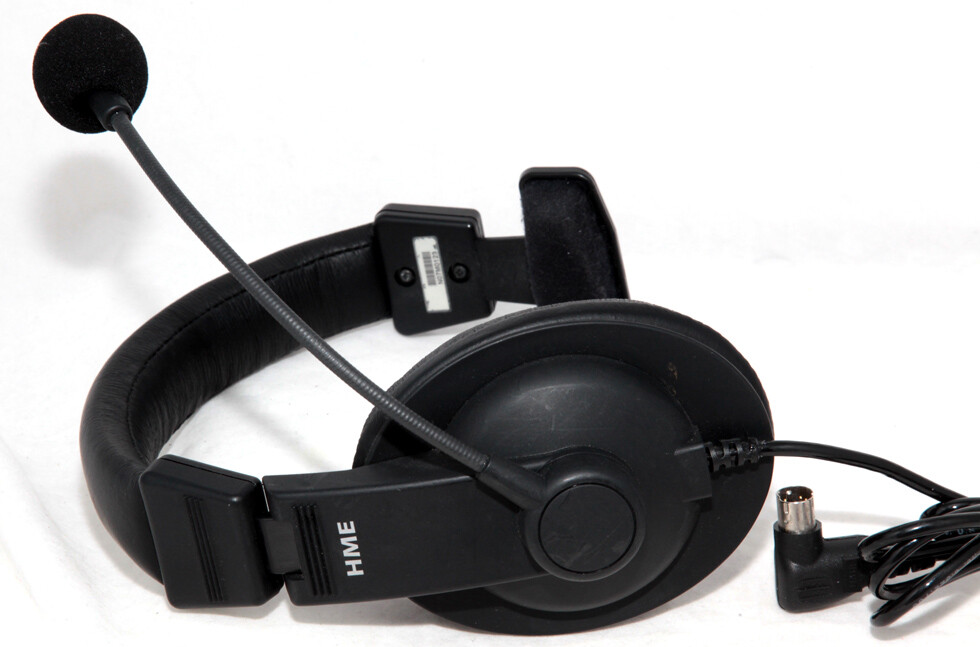 HME Clear-Com HS15 Headset Microphone For Intercom Belt Pack BP200 BP210 BP300