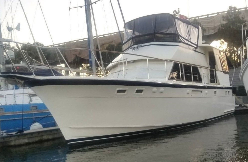 1981 Hatteras 48' Motor Yacht with rear cockpit