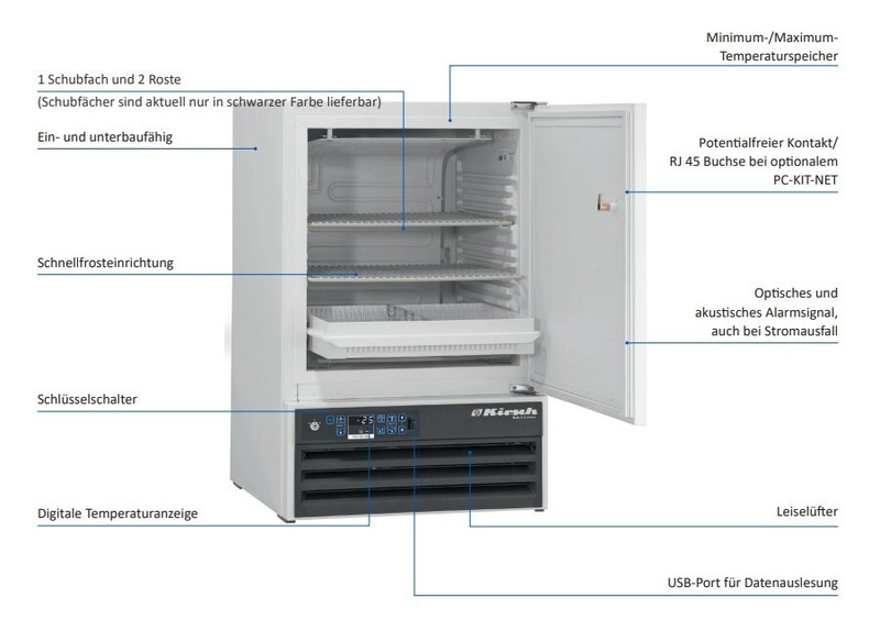 Medikamenten-Gefrierschrank Froster Med 95 Pro-Active