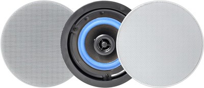 Herdio 4 Inches Flush Mount 2 Way Full Range in Wall Bluetooth Ceiling White 