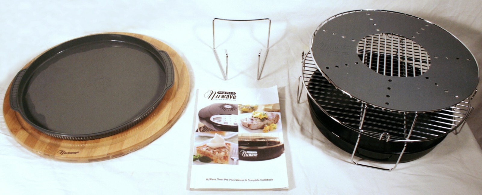 NUWAVE Pro Plus Infrared Oven Stainless Steel Extender Ring + EXTRAS - Used ONCE