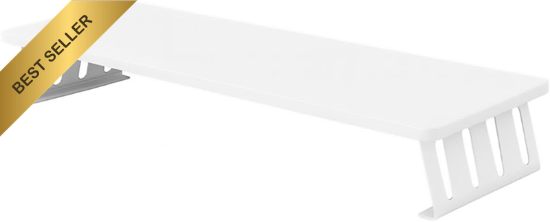 Monitor Stand Riser for Desk, 19.7In Wood Computer Screen Shelf, Desktop Laptop