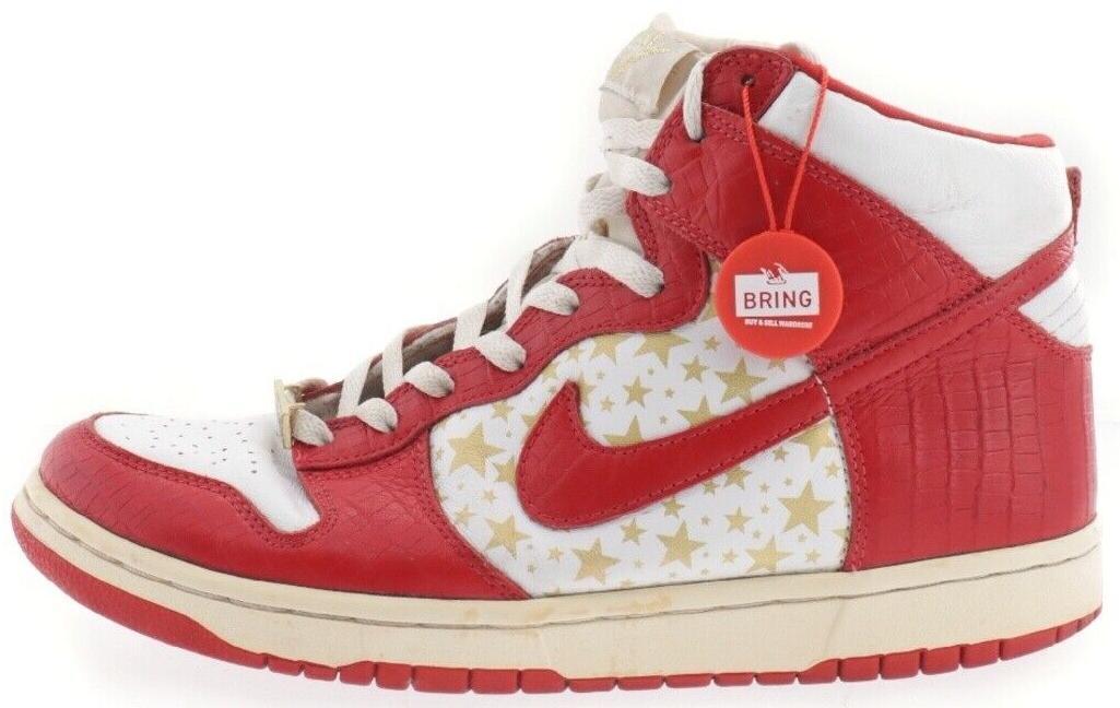 Size 12 - Nike SB Dunk High Pro x Supreme Red 2003 for sale Size 12 - Nike SB Dunk High Pro x Supreme Red 2003 for sale