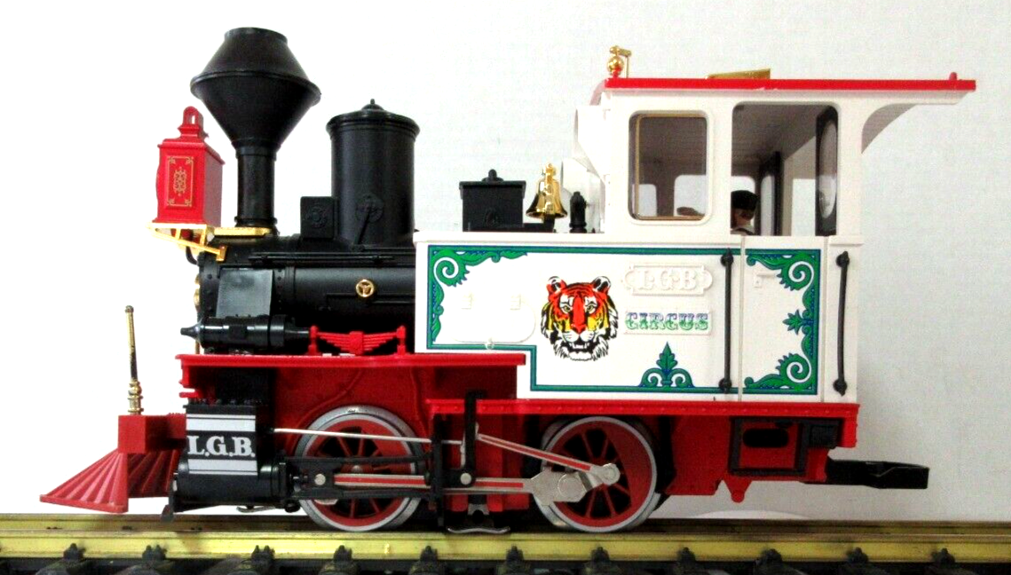 LGB 24171 CIRCUS 0-4-0 STEAM ENGINE W/ SMOKE | eBay LGB 24171 CIRCUS 0-4-0 STEAM ENGINE W/ SMOKE | eBay