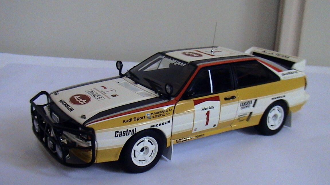 AUTOart Audi Quattro 1984 Safari Rally 1/18 Diecast Model
