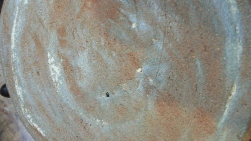 Native American Canteen, Wall Pocket Pottery, Signed 1950's Stoneware