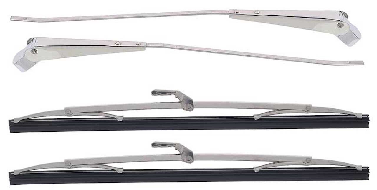 1955-1957 Chevrolet Wiper Arm & Blade Set 55 56 57 | Left