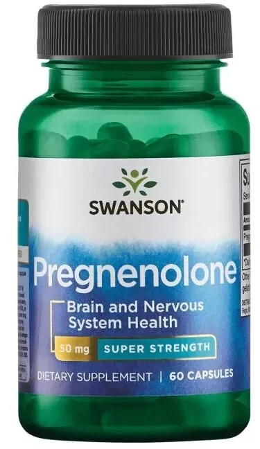 Pregnenolone 50mg 2x60kaps Swanson
