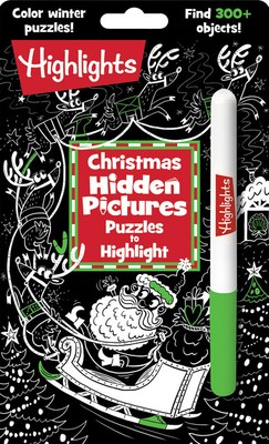Christmas Hidden Pictures Puzzles To Highlight