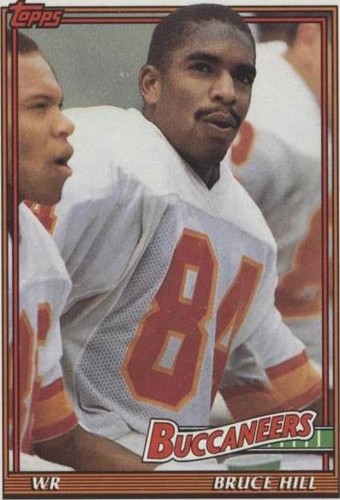 1991 Topps Bruce Hill #485