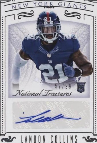 2015 Panini National Treasures Landon Collins #175