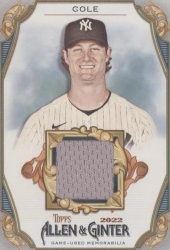 2022 Topps Allen & Ginter - Gerrit Cole #AGRB-GC